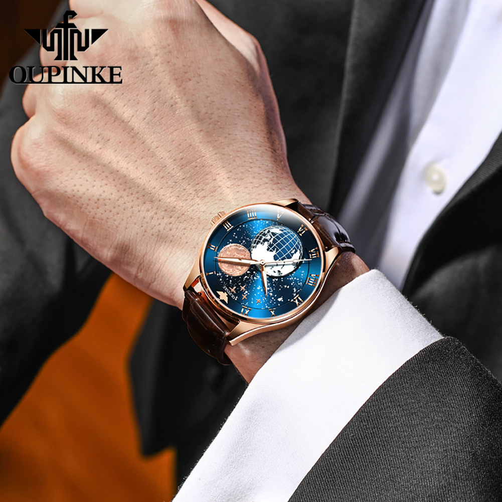 OUPINKE 3177 Man Watch Roman S - Omega Watch Constellation review and price