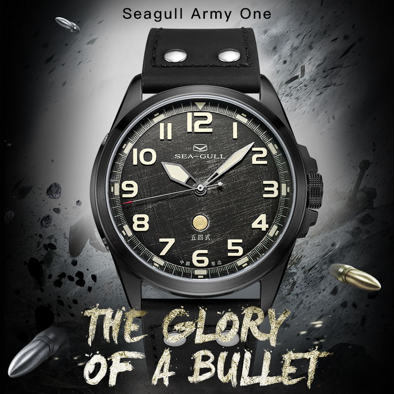 Seagull 43mm Pilot Watch Vinta - Omega Watch Constellation review and price