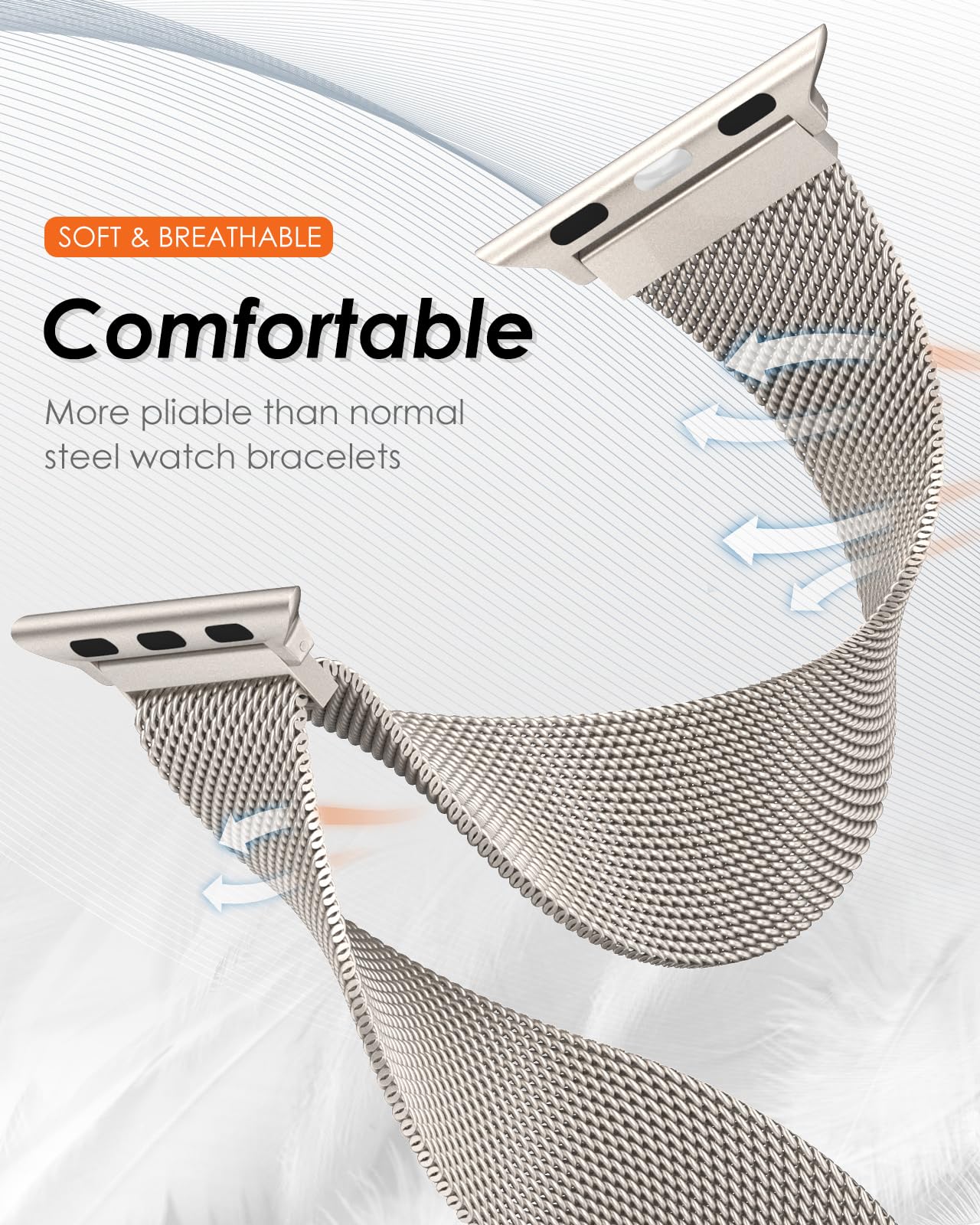 Milanese Strap For apple Watch - Milanese Loop Magnetic review and price