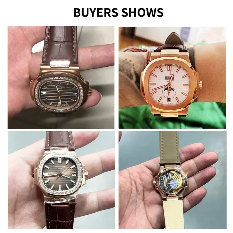 High Qualit Cowhide Watch Stra - Patek Philippe Watch Nautilus review and price